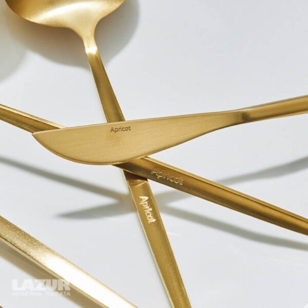 Faro Matte Gold Cutlery Boxed - Image 5