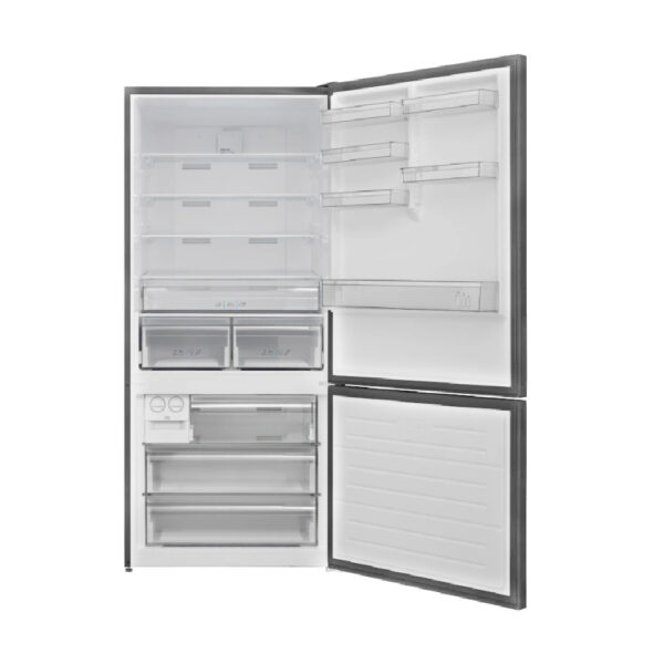 Milano Bottom Mount Refrigerator, 482L, 22cft, Stainless Steel - Image 3