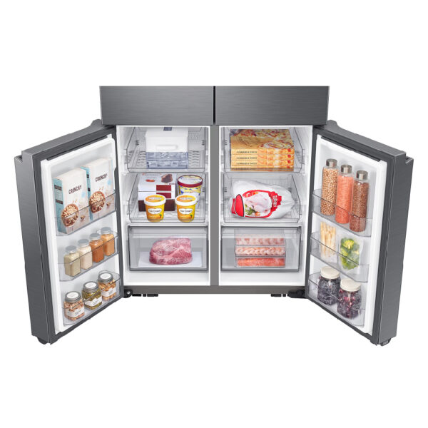 Samsung 4 Doors Refrigerator, 593L, Inox - Image 8
