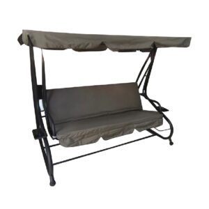 Swing Metal, 3 Seaters, Grey