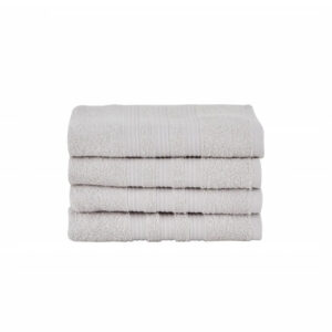 Road 4-Piece Face Towel Set, Grey