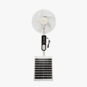 Camry Rechargeable Fan, 16", with Solar Panel