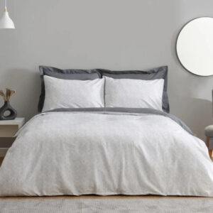 Ferne Double Duvet Grey Cover Set