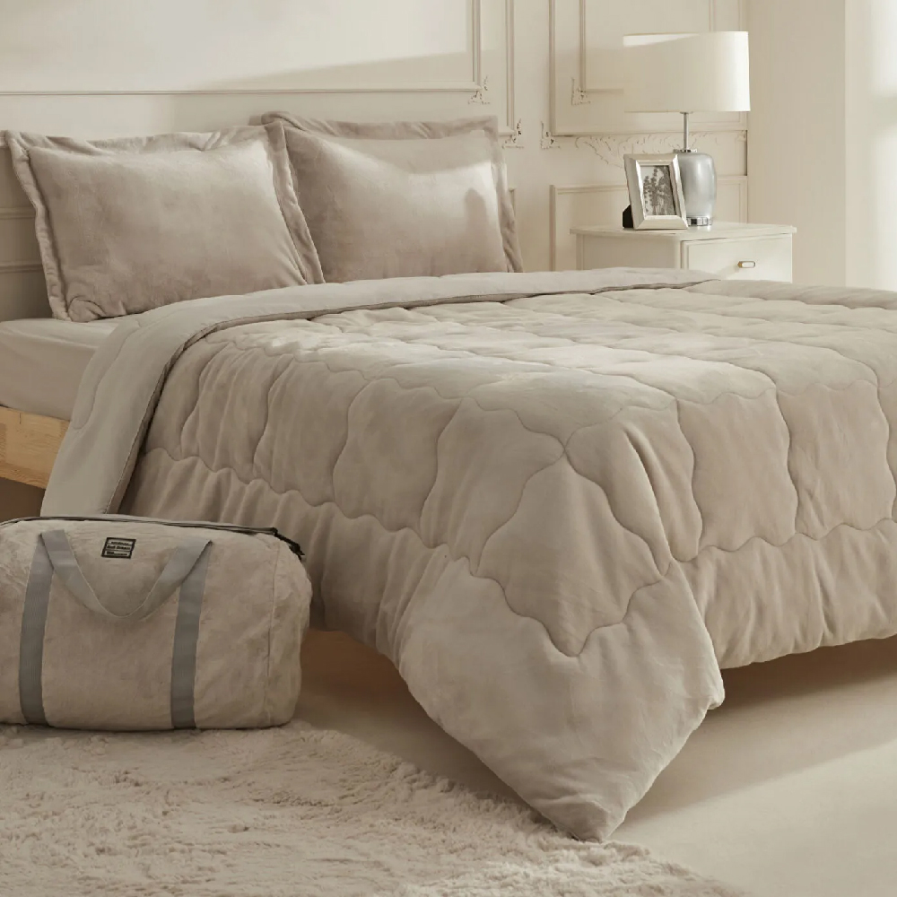 Flufy Soft Dream Comfort Beige Set