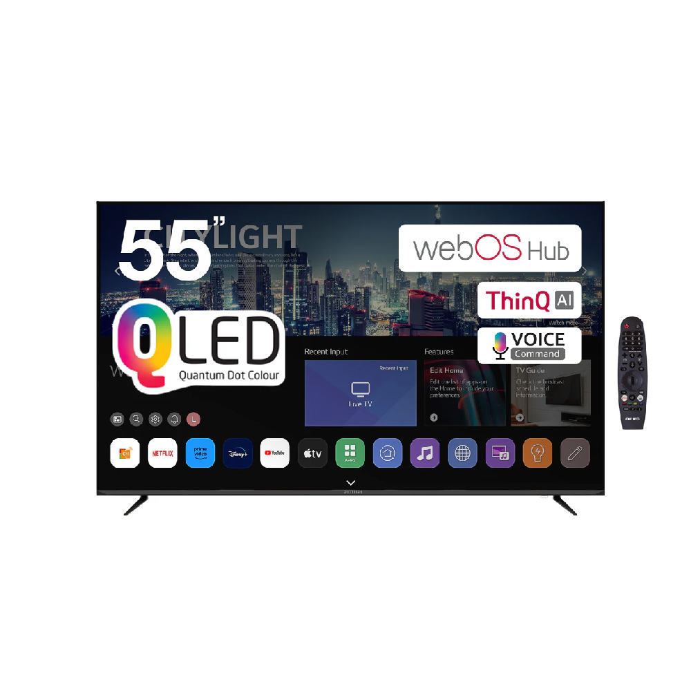 Aiwa QLED 55", 4K, WebOS, Magic Remote