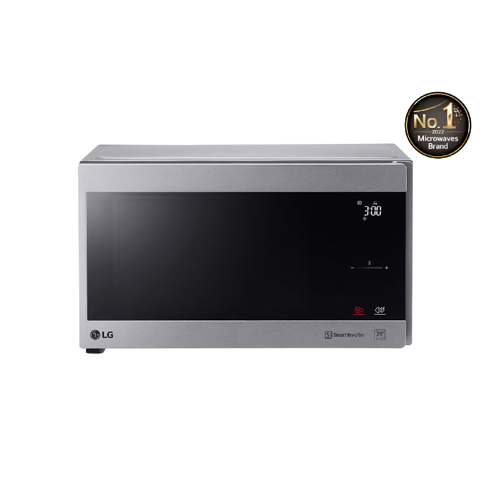 LG Microwave with Grill, 25L, 1000W, Stainless and Black