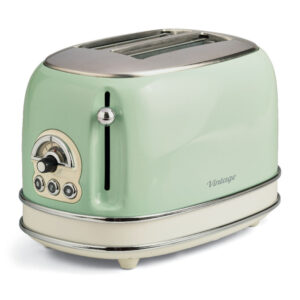Ariete Vintage Toaster, 815W, 2 Slices, Green
