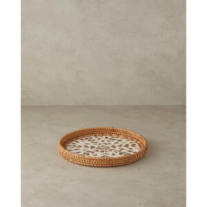 Louice Rattan Pearlescent Tray