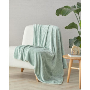 Ramona Jacquard Plush TV Blanket