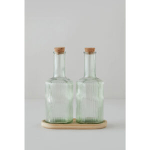 Opalix Glass Oil and Vinegar Dispensers Set