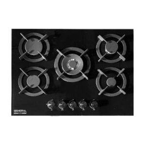 General Technology Top 90 cm, Safety, Black Glass