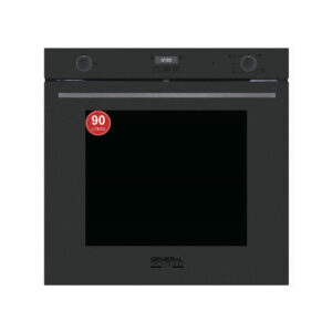 General Technology Gas/Gas, Oven 60 cm, 90L, Black