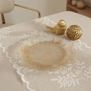Gemma Decorative Amber Plate