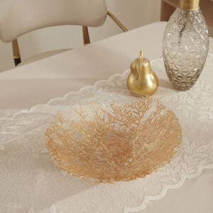 Autumn Decorative Gold Plate