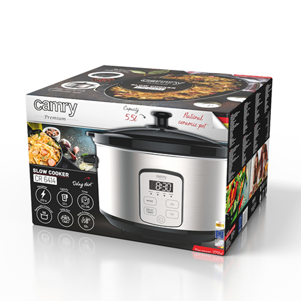 Camry Slow Cooker, 4.7L, up to 8 Servings - Image 7